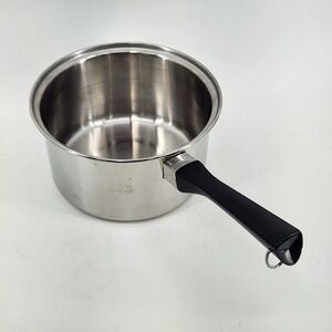 Vintage JCPenney Fashion Manor Saucepan 8 Inch Stainless Steel USA